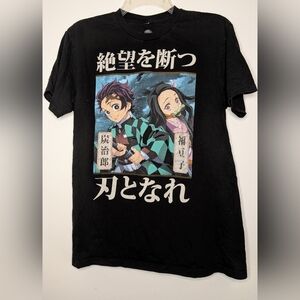 Demon Slayer Tanjiro Nezuko Graphic Tee Men's Small